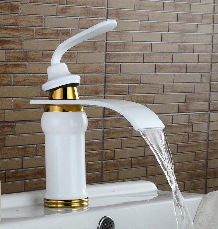 Ames - Vintage Brass Waterfall Faucet