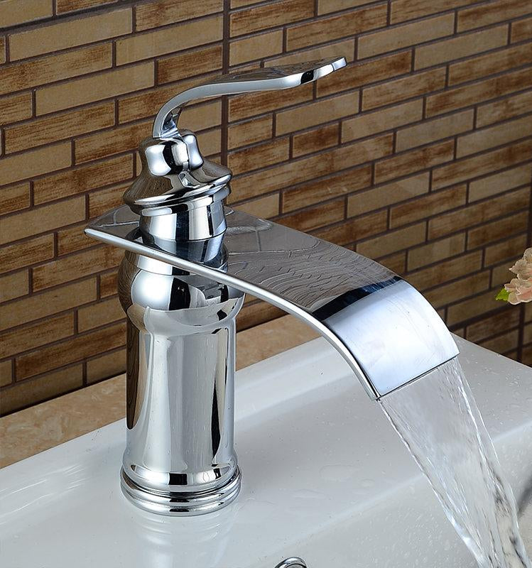 Ames - Vintage Brass Waterfall Faucet